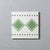 Green Diamond Border Cement Tile